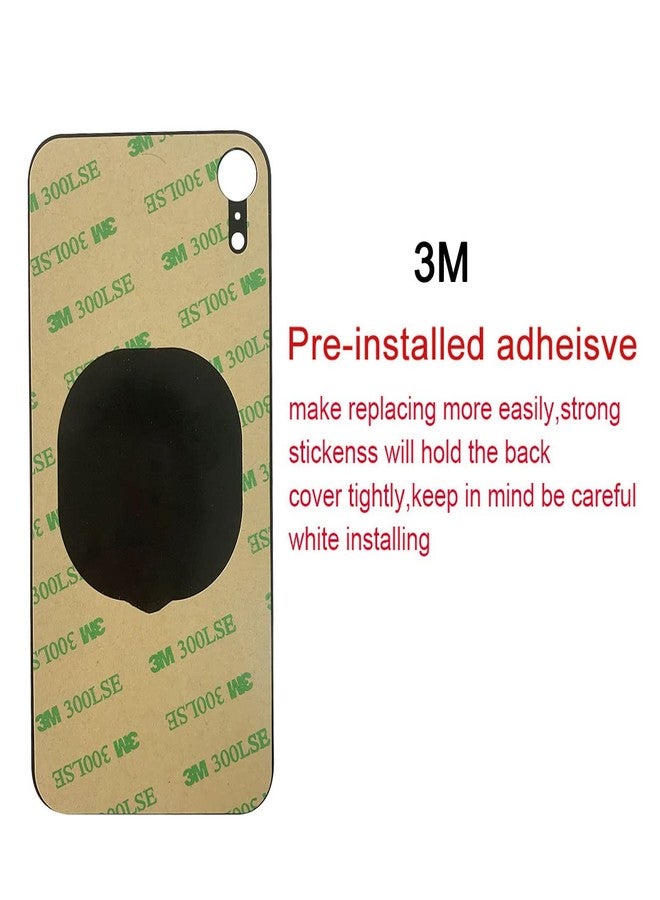 Perzework زجاج خلفي بديل أصلي من بيرز وورك لهاتف آيفون XR مقاس 6.1 بوصة مع مجموعة أدوات إصلاح ومادة لاصقة مثبتة مسبقًا (أزرق) - Image 3