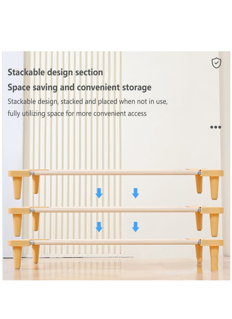 Arabest - Heavy Duty Childrens Standard 130cm Stackable Daycare Cots for Preschool Kids Sleeping, Resting, and Naptime - Image 1