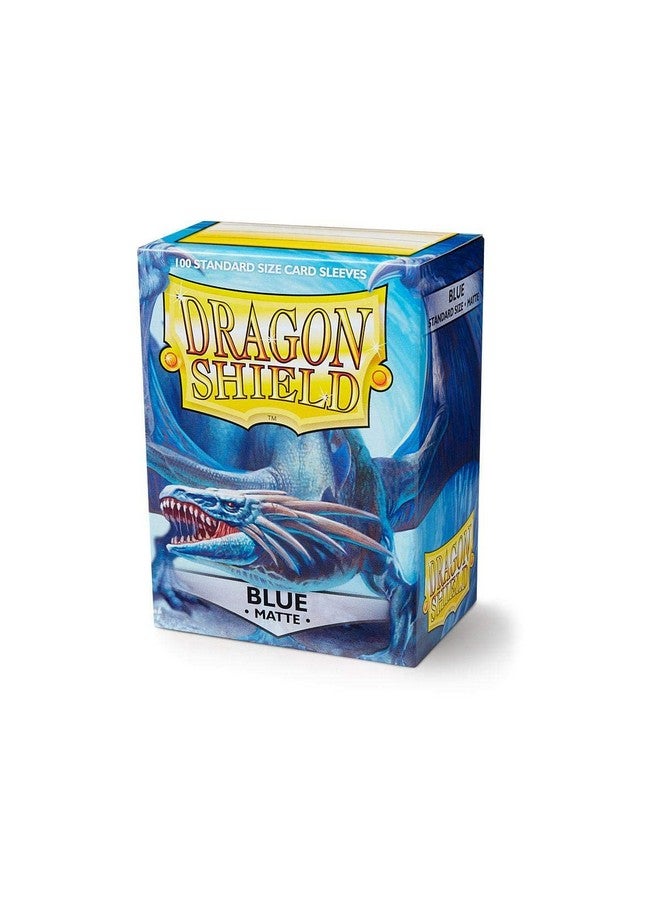 dragon shield 5 Packs Dragon Shield Matte Blue Standard Size 100 ct Card Sleeves Value Bundle! - Image 4