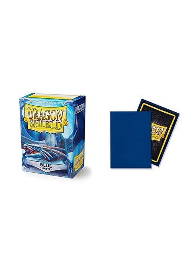 dragon shield 5 Packs Dragon Shield Matte Blue Standard Size 100 ct Card Sleeves Value Bundle! - Image 3