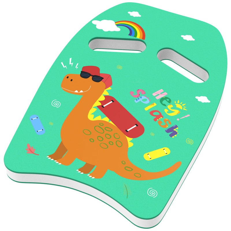 HeySplash Swim Kickboard for Kids Swimming Kickboard Cute Pattern Swim Training Aid for Children Pool Exercise Equipments for Beginning Swimmers Safety Swim Board Auxiliary Light Green Dinosaur - Image 2