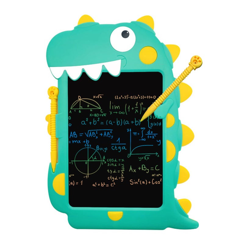 LCD Writing Tablet: 8.5 Inch Green ABS Material - Eye Protected Color Screen Reusable Notebook for Toddlers, Outdoor Use & Creative Kids - Image 2
