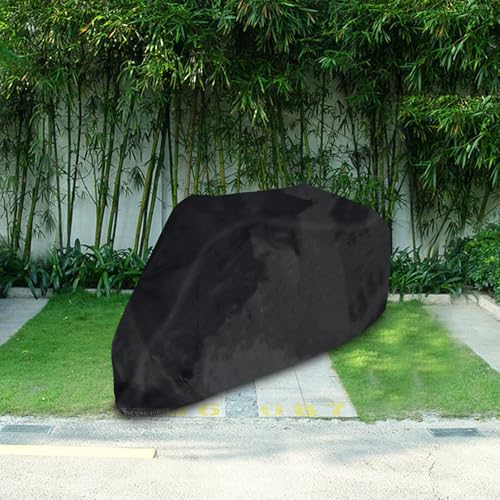 Klmnop Adult Tricycle Cover, Waterproof Electric Tricycle Cover for Outdoor Storage Dustproof Windproof Trike Cover(Black) - Image 4