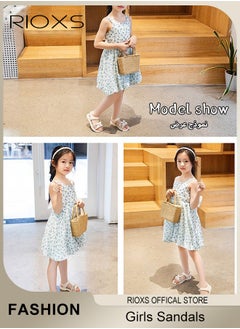 Little Kids Girls Fashion Non-Slip Soft Sole Floral Sandals Princess Adjustable Shoes Lightweight Breathable Ankle Strap Sandals - pzsku/Z7E206A102C2400E59152Z/45/_/1728563790/7b9d548e-f1b6-422b-9b02-bfe6ddaaf3b8