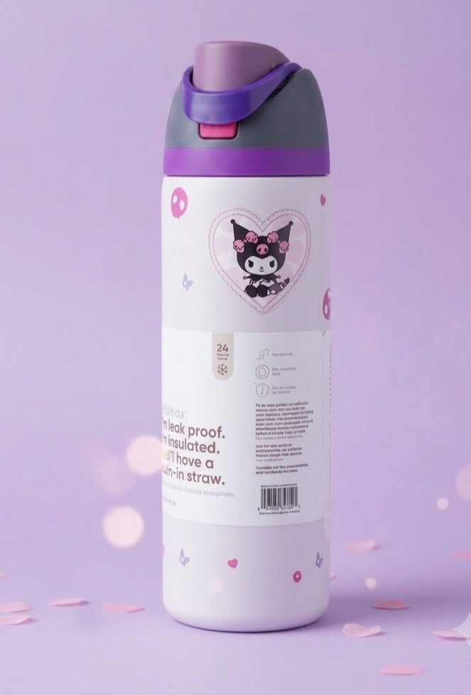 FreeSip Insulated Stainless Steel Water Bottle with Straw for Sports, Travel, and School BPA-Free Sports Water Bottle - Image 1
