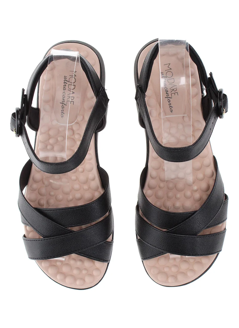 Modare Black Comfort Sandals for Women – Lightweight & Supportive Everyday Footwear for Women | Best Price UAE