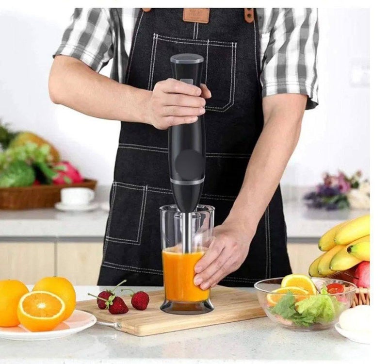 4-in-1 Hand Blender Set with Chopper, Whisk and Beaker, 400W. - Image 2