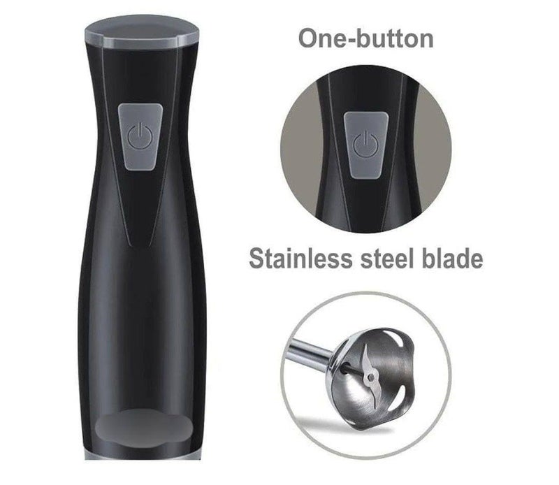 4-in-1 Hand Blender Set with Chopper, Whisk and Beaker, 400W. - Image 1