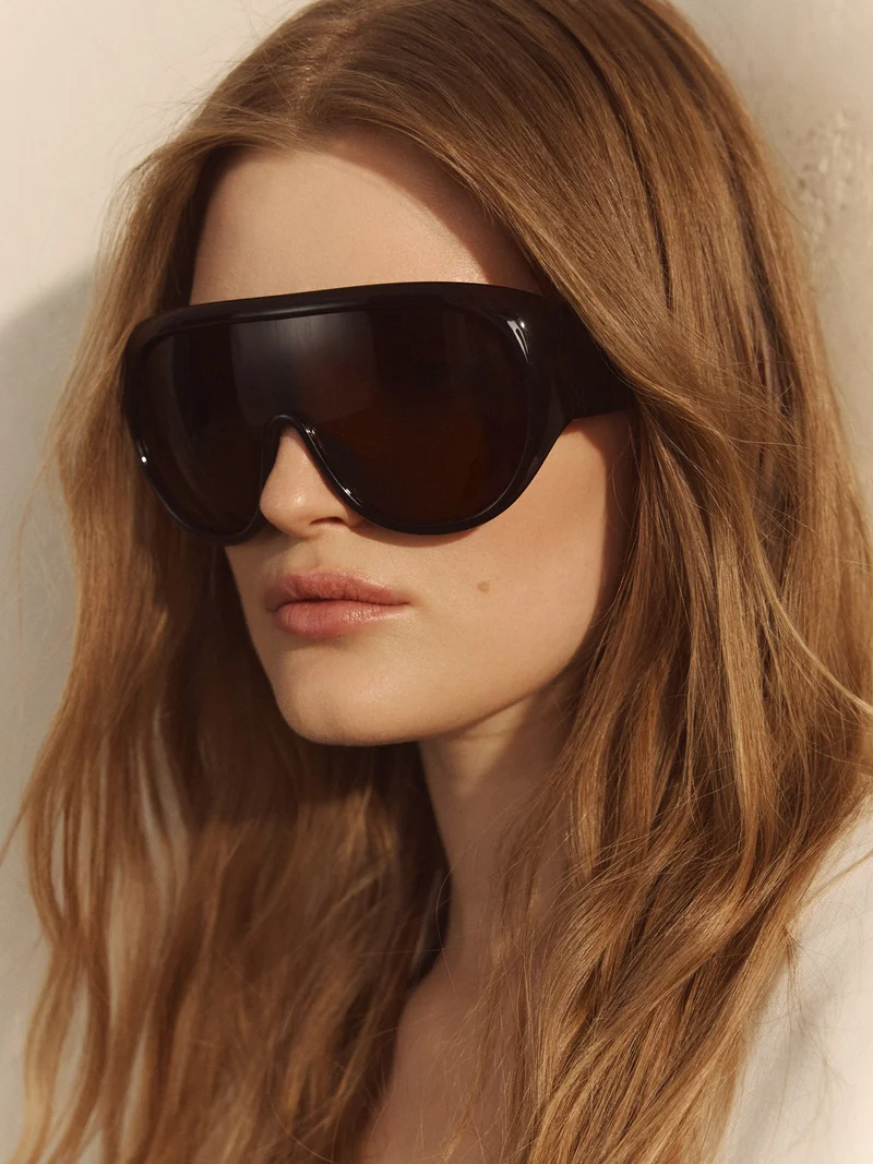 Lichi Wide-frame mask sunglasses