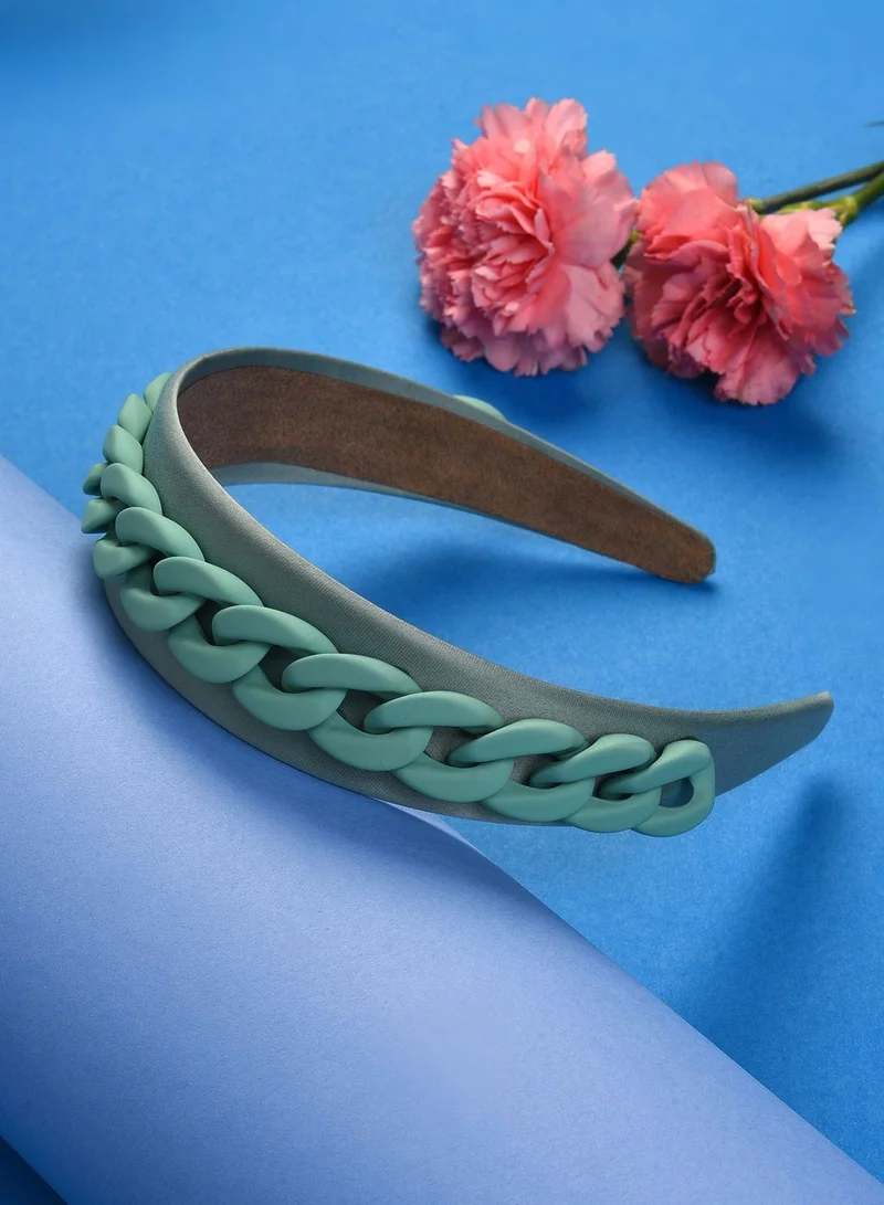 SOHI Hair Band with Chain Detail