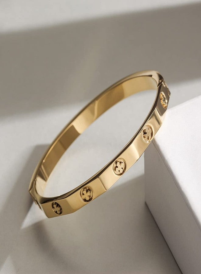 CIUNOFOR 14K Gold filled Bracelet with Floral Flower Bangle Gilded Floral Engraved Bracelet A Timeless Piece of Art Bangle for Women and Men Adlut Jewelry - Image 2