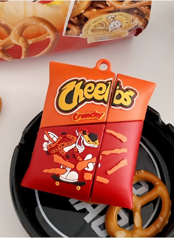 KUYING - Creative Snack Bag Suitable For Apple Bluetooth Silicone Protective Cover - Image 1