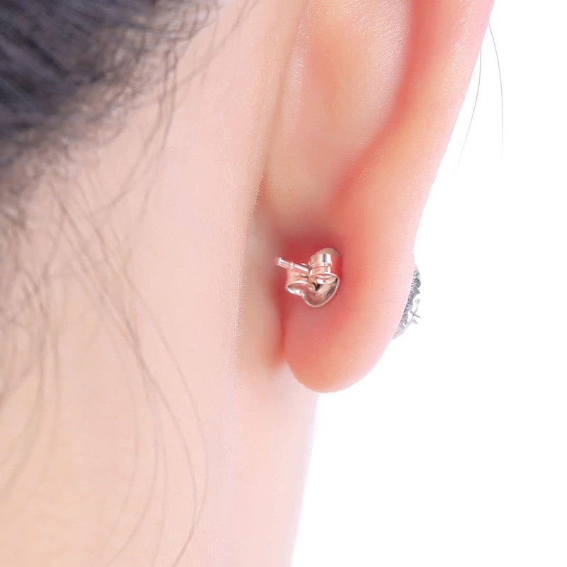 DELECOE 14K Gold Plated Earring Backs Replacements, 925 Sterling Silver Hypoallergenic Secure Gold Earring Backs Locking for Studs Earrings - Image 4