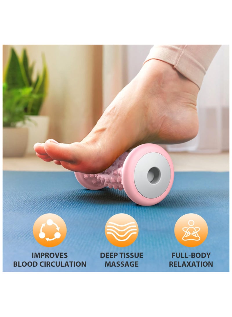 LKTOCAFT Portable Foot Massage Roller for Plantar Fasciitis Relief, Foot Roller to Deep Tissue Muscle Massage, Foot Arch and Heel Pain, Foot Trigger Point Therapy Reflexology Tool  - Image 2