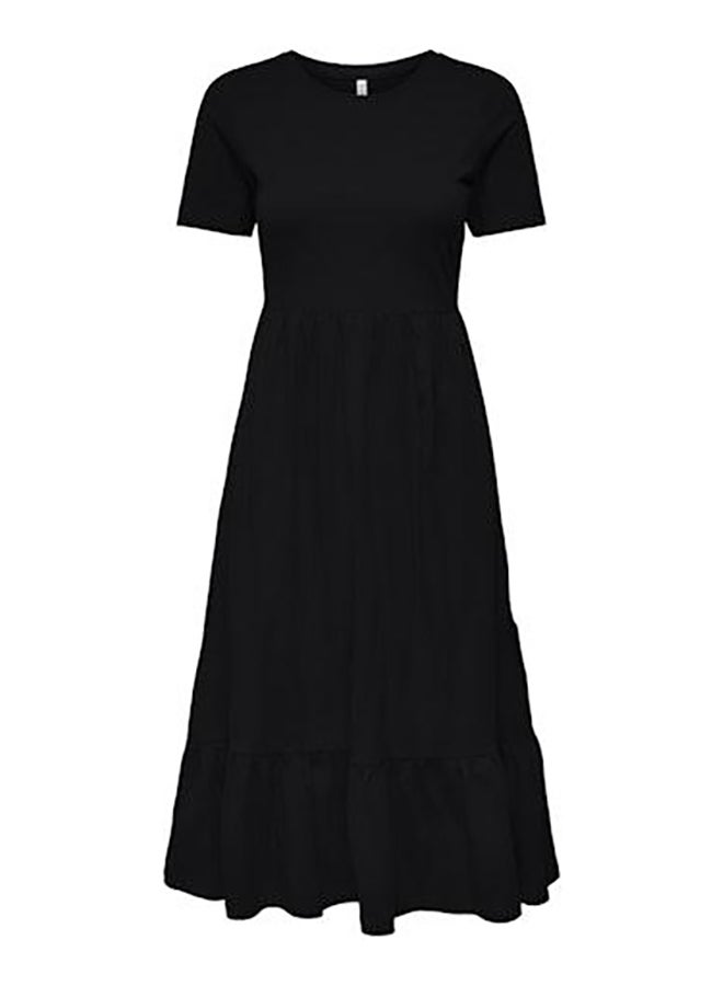 ONLY Onlmay Life S/S Peplum Calf Dress Jrs  - Image 3