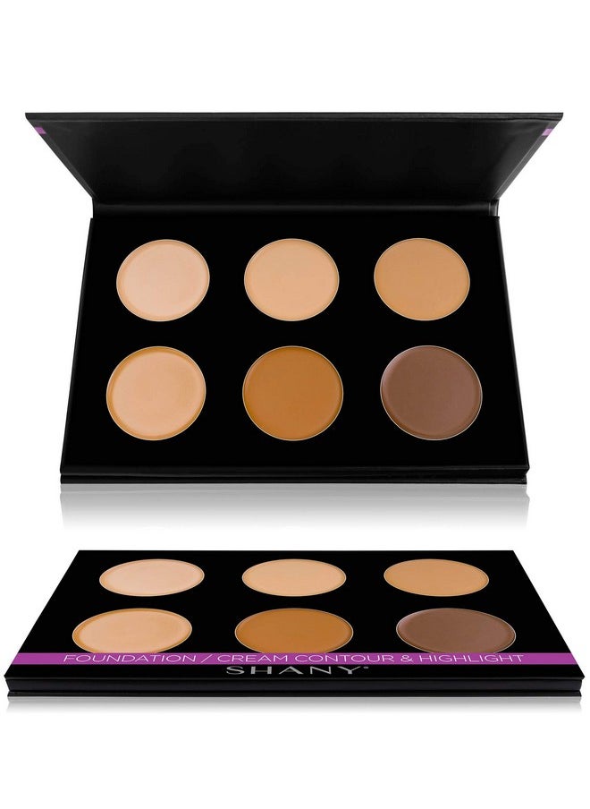 Shany Foundation/Cream Contour & Highlighting Palette Layer 1 Refill For The 6 Layer Mini Masterpiece Collection Makeup Set  - Image 3
