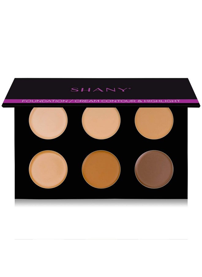 Shany Foundation/Cream Contour & Highlighting Palette Layer 1 Refill For The 6 Layer Mini Masterpiece Collection Makeup Set  - Image 2
