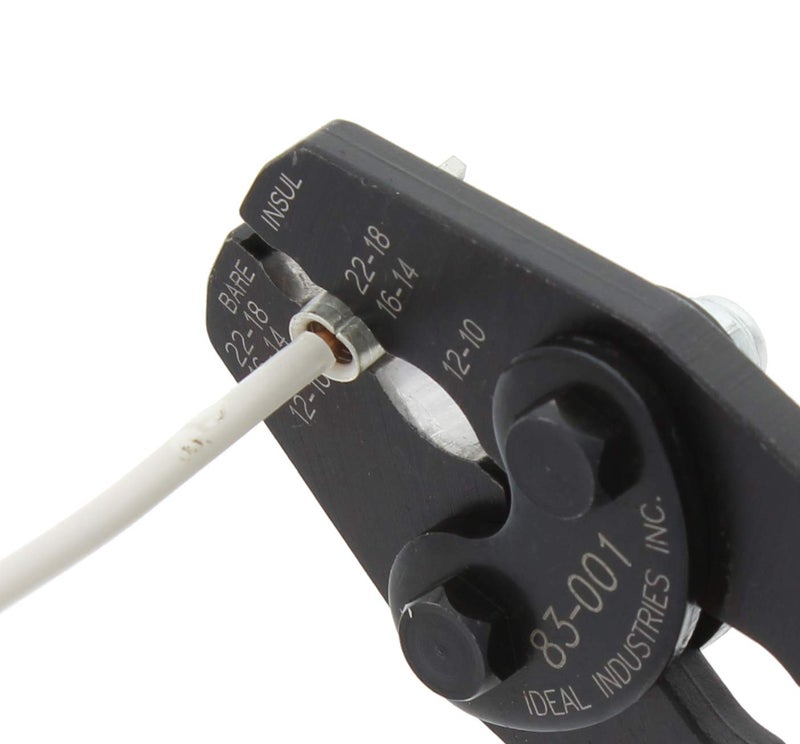 IDEAL Electrical 83-001 Ratchet Crimp Tool Heavy Duty, Ratchet Action Wire Crimper with Vinyl Coated Handles, Ratcheting Mechanism - Image 5