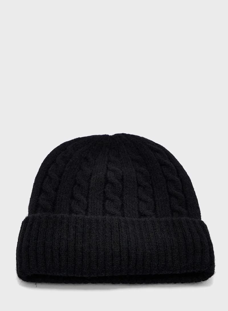 Robert Wood 2 Pack Knitted Winter Beanie & Gloves Set