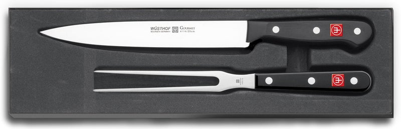 WÃ¼sthof WÜSTHOF Gourmet 2-Piece Carving Knife Set,Black - Image 4