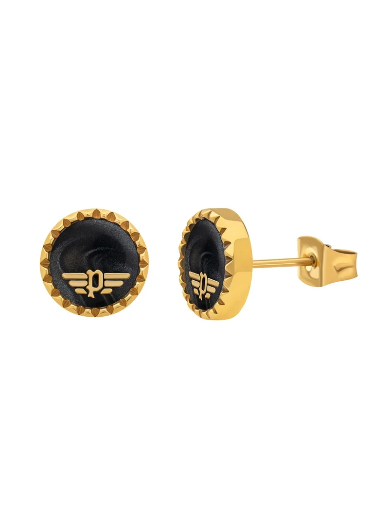 Earrings for women in gold and black