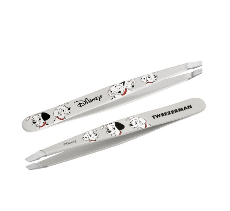 Tweezerman Disney's 101 Dalmatians Slant Tweezer - Hair Removal Tweezers, Stainless Steel - Image 1