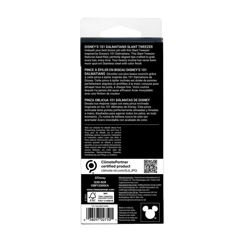 Tweezerman Disney's 101 Dalmatians Slant Tweezer - Hair Removal Tweezers, Stainless Steel - Image 5