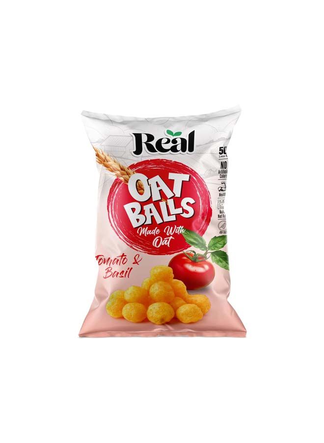 Real Nutrition Oat Balls Tomato & Basil 50 grams (Pack of 3) - Image 2