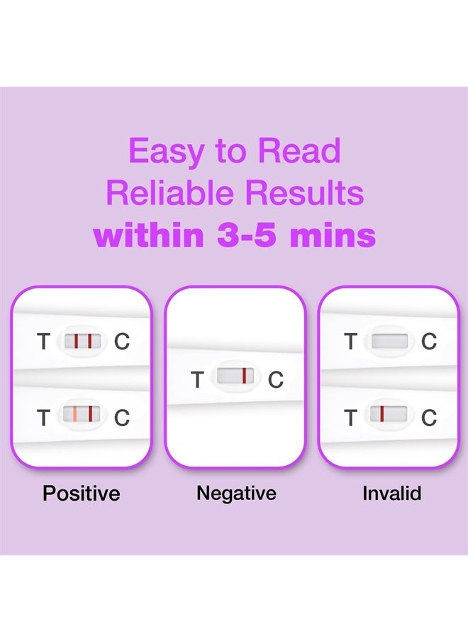 Pregnancy Test Midstream: Early HCG Detection Sticks - 3 Pack Pregnant Test Kit