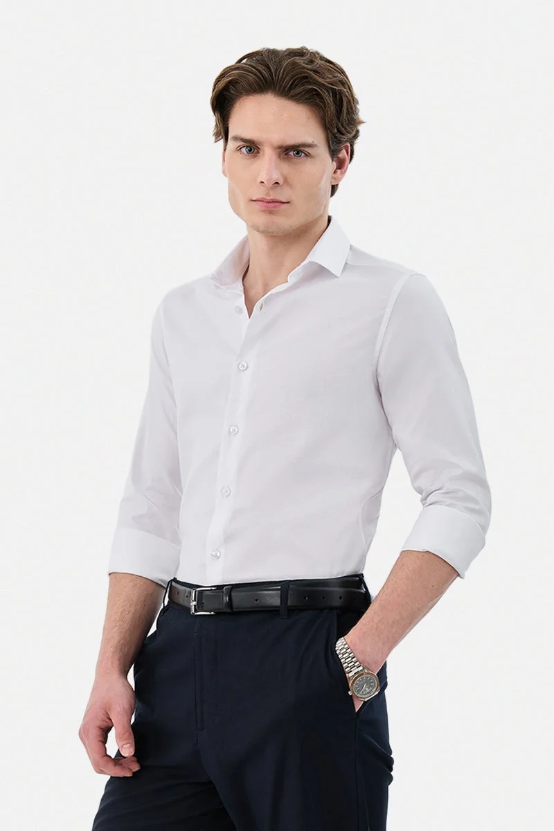SNITCH 100% Cotton Slim Fit Shirt