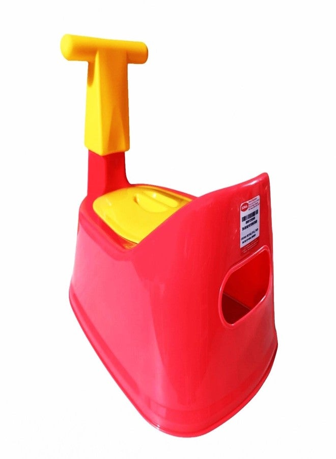 SONAL - BIKE (Small Size) Baby Potty Training Toilet Seat without Removable Tray, Lid (Age 6-12 Month) Potty Seat/Potty Box (Red) - Image 4