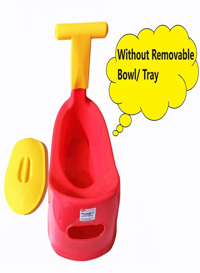 SONAL - BIKE (Small Size) Baby Potty Training Toilet Seat without Removable Tray, Lid (Age 6-12 Month) Potty Seat/Potty Box (Red) - Image 5