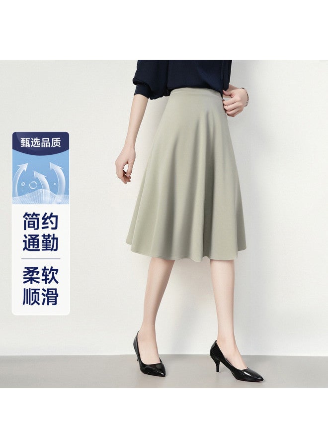 Fapai Women's Half Skirt Professional Commuting Business Versatile Simple Temperament High-end Sense Skirt - Image 2