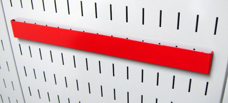 Wall Control 14in Accessory Hanger Tool Holder Bracket Pegboard Accessory Pegboard and Slotted Tool Board Red