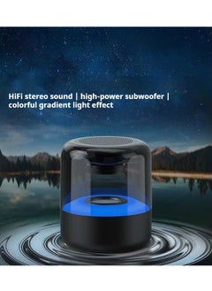 Generic Portable Bluetooth speaker with lights.Wireless Subwoofer Creative Bluetooth Speaker.360° sound surround with light show.  - Image 3