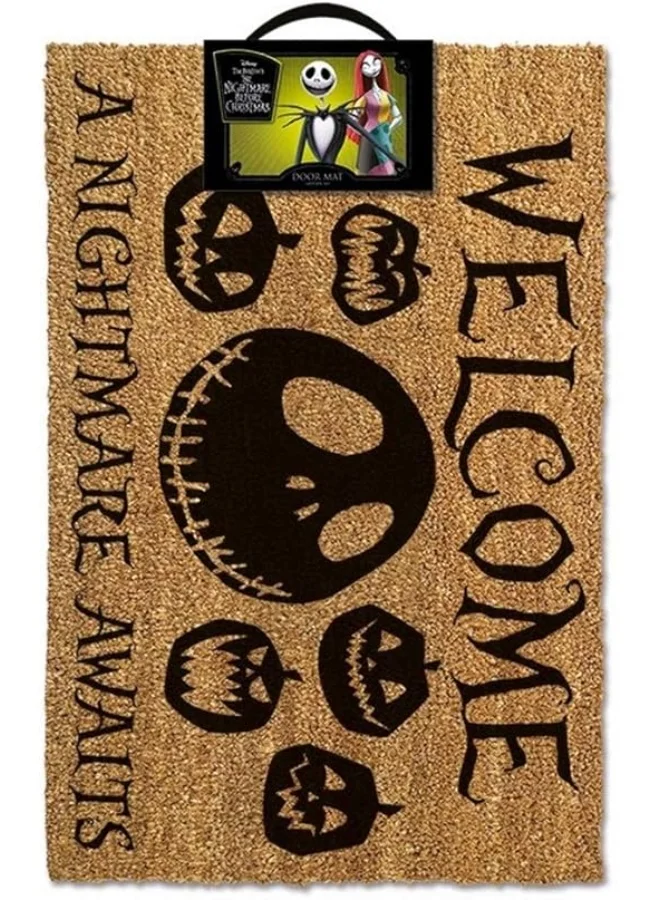 Pyramid Nightmare Before Christmas A Nightmare Awaits Doormat