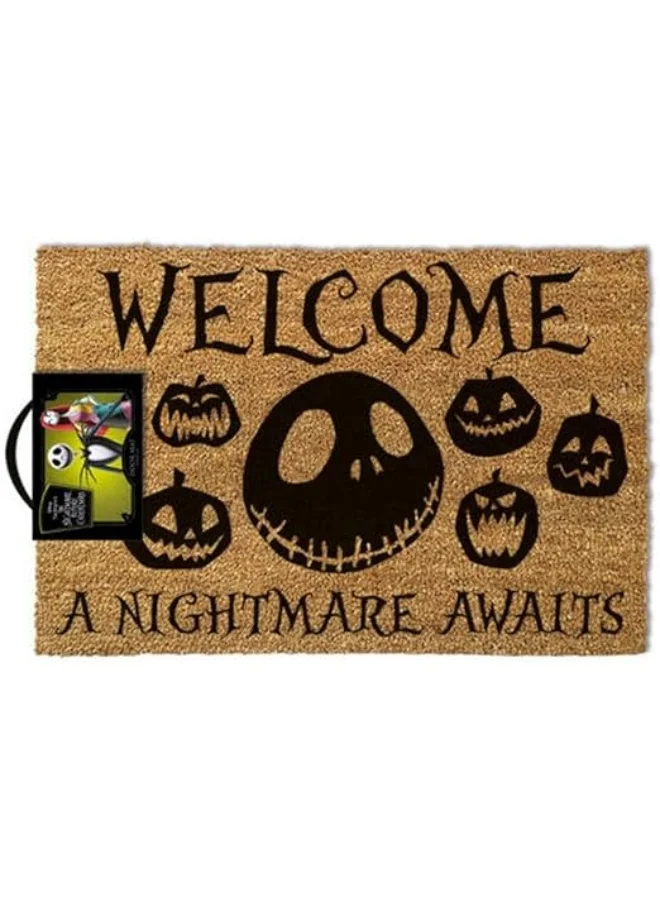 Pyramid Nightmare Before Christmas A Nightmare Awaits Doormat