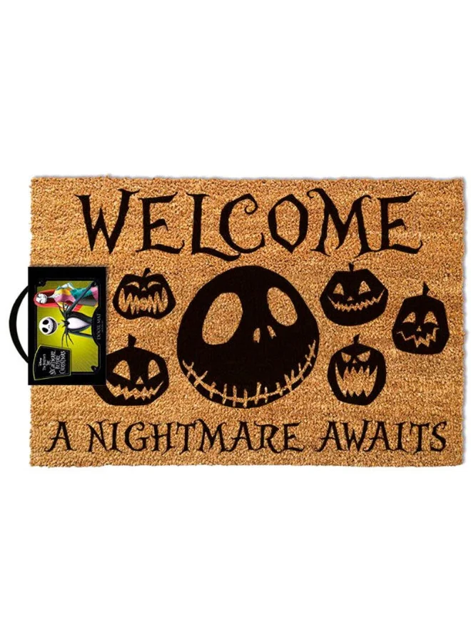 Pyramid Nightmare Before Christmas A Nightmare Awaits Doormat