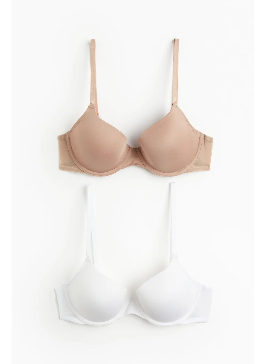 H&M 2-Pack Padded Underwired Bras