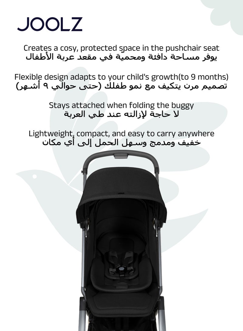 جولز إدخال حديثي الولادة لعربات إير بلس وإير٢ وداي٥ وهب | وسادة مقعد مريحة للرضع | يطوى بسهولة مع العربة | دعم خفيف الوزن ومناسب للسفر للطفل | ٧٠ × ٣٠ × ٨ سم - Image 4
