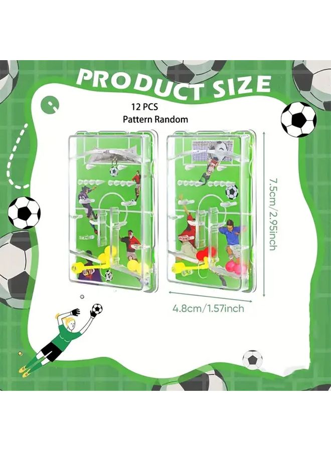 12PCS Football Maze Game Educational Toy Soccer Party Gifts Holiday Birthday - Image 1