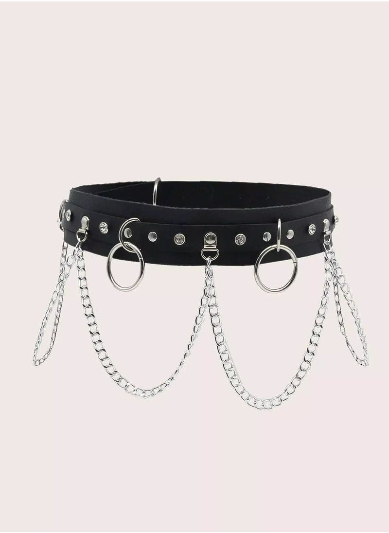 Generic Hoop & Chain Decor Belt  - Image 1