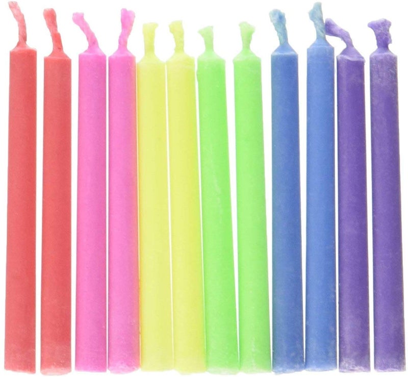 Play Visions Colorflame Birthday Candles With Colored Flames - Birthday, Party, Cake Decor - 12 Candles Per Box - Image 3