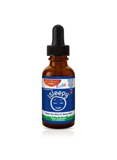 BIORAY Kids NDF Sleepy, Maple - 2 fl oz - Relax The Mind & Rest Through The Night - Non-GMO, Vegan, Gluten Free - 1-2 Month Supply  - Image 1