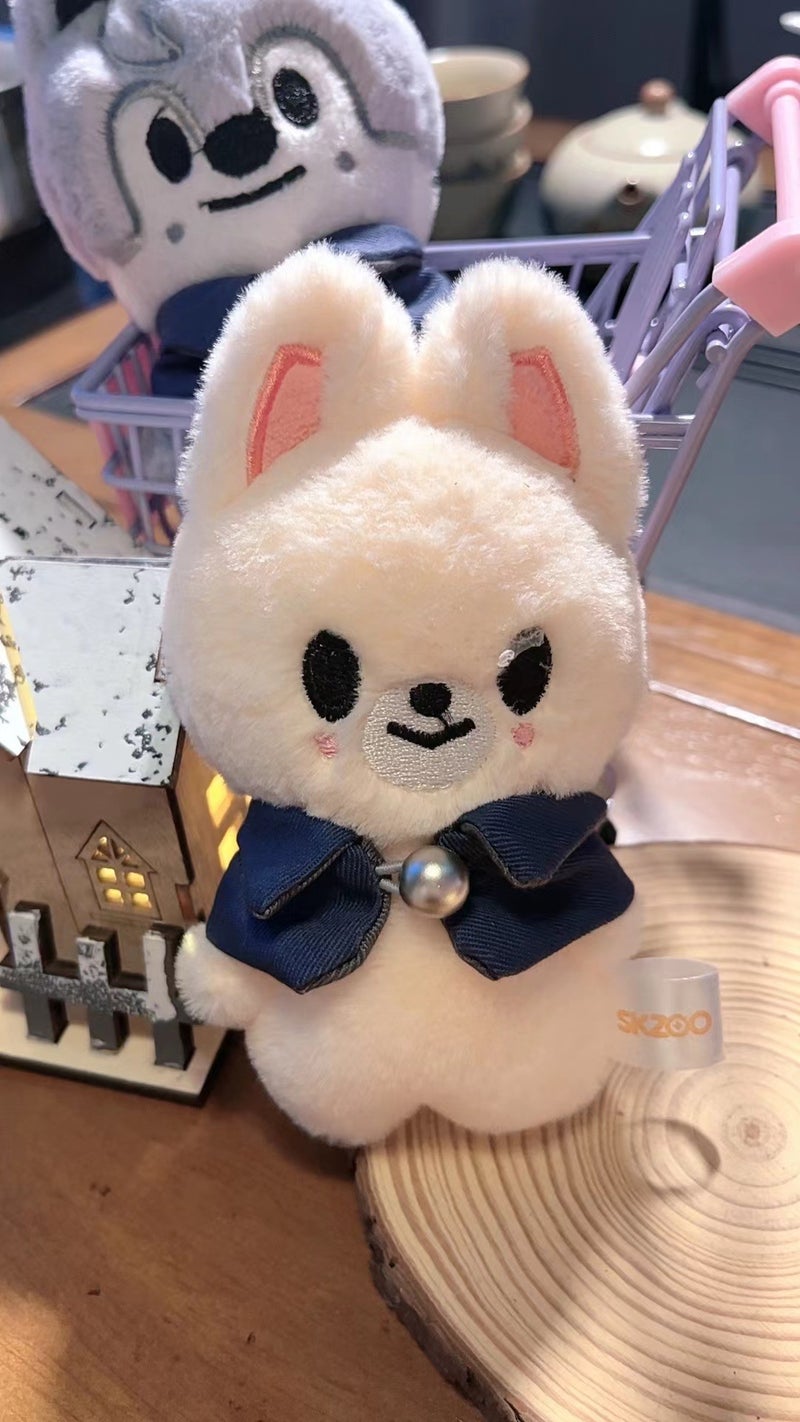 in stock SKZ Street Children Key Doll Han Zhi City Magic School Doll Clothes Keychain Small Doll Rice fox skirt key chain