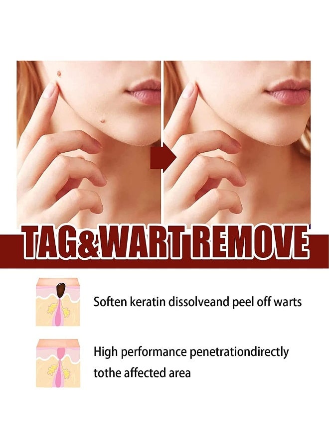 Wipe Off Tags and Mole Remover, Wipeoff Tags & Moles Remover Fast Easy Effective in 5 Days, Extreme Skin Tag Wipe Off Tags & Mole Remover, for All Body Parts (3PC) - Image 4