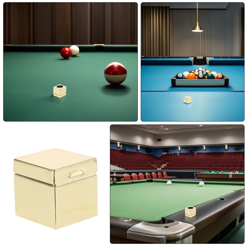 Aluminum Snooker Chalk Holder Case 2 Pack Billiard Cue Chalk Box For Pool Table - Image 4