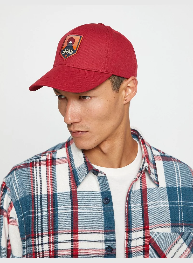 كوتون Embroidered Cap Hat