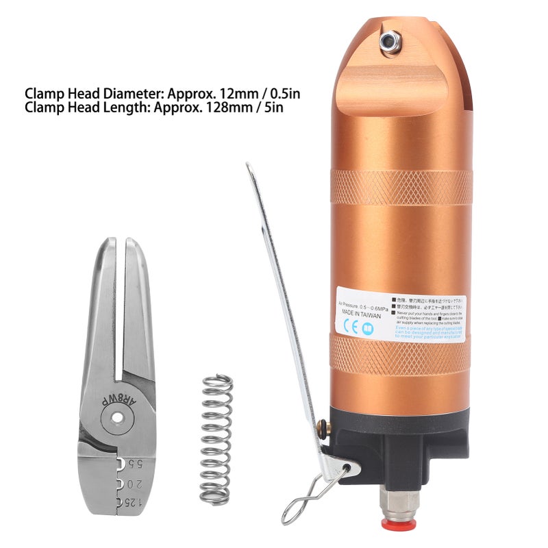 Pneumatic Crimping Plier KP‑774 Alloy Steel 3-Port Air Nipper for Cutting Copper Iron Wire - Image 4