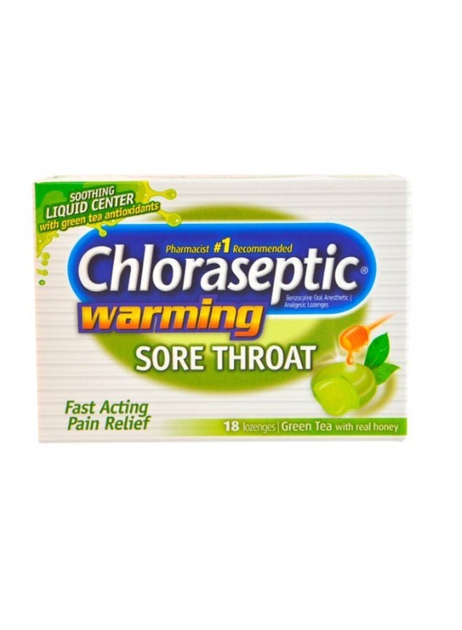 Chloraseptic Warming Green Tea Loz 18S